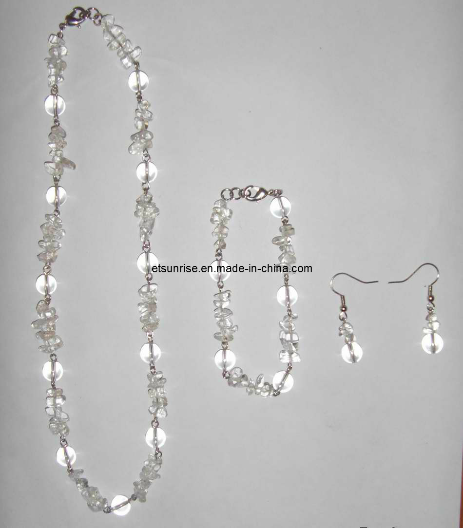 Semi Precious Stone Necklace, Fashion Necklace, Jewelry Sets <Esb01342>
